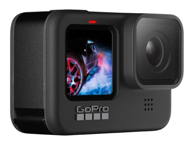 '- MP 30 to Bundle Wi-Fi, underwater 5K - action - up 23.6 - 30ft / Black GoPro HERO9 camera - - Bluetooth fps