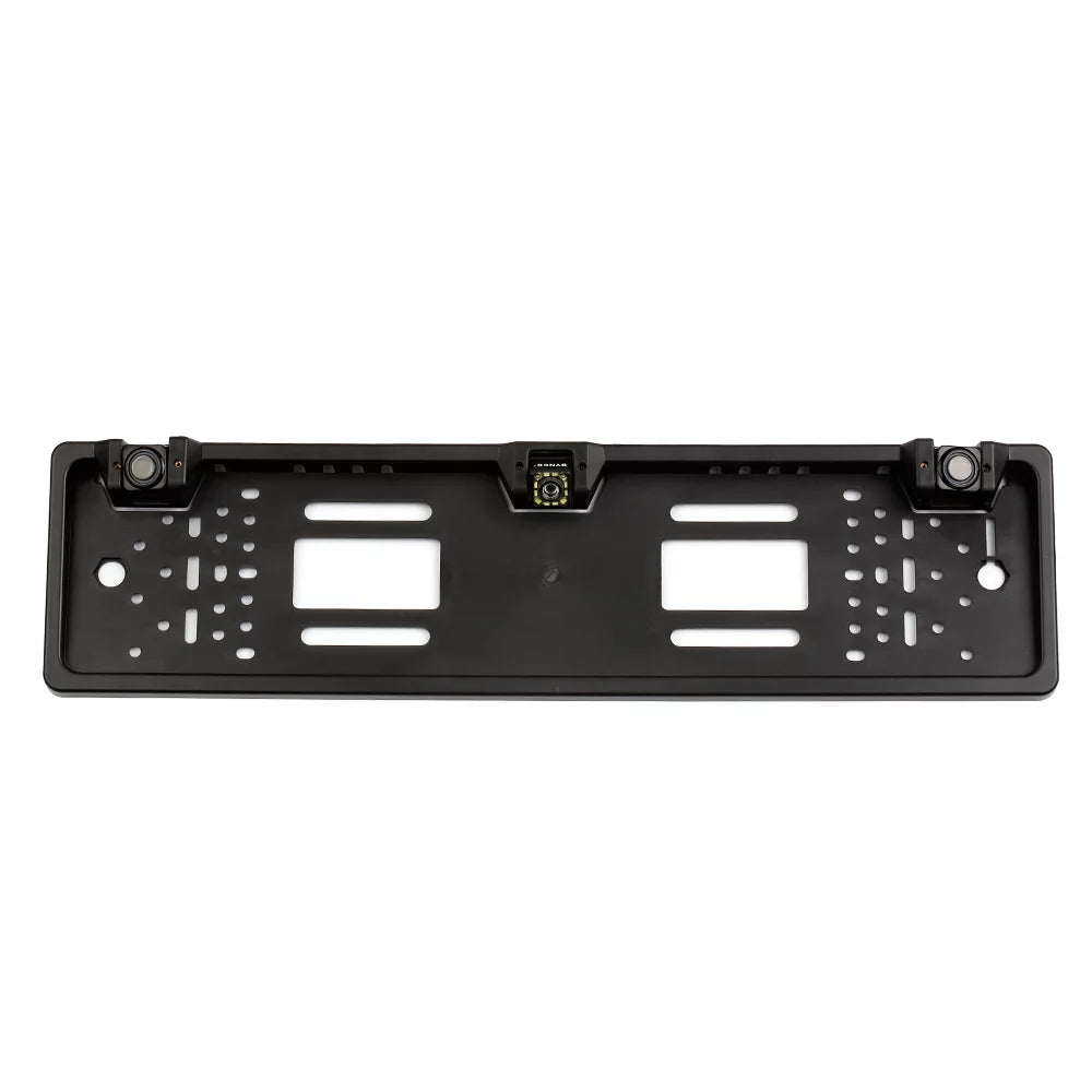Car Camera, 12 Rear Reversing Backup Frame, Sensor LED Parking System, Plate License Nebublu Camera, European View