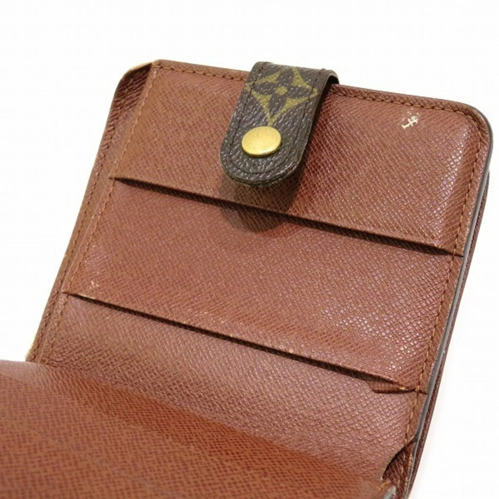 Men's Zip Bifold Vuitton Wallet Women's Louis Pre-Owned M61667 Monogram (Fair) Compact
