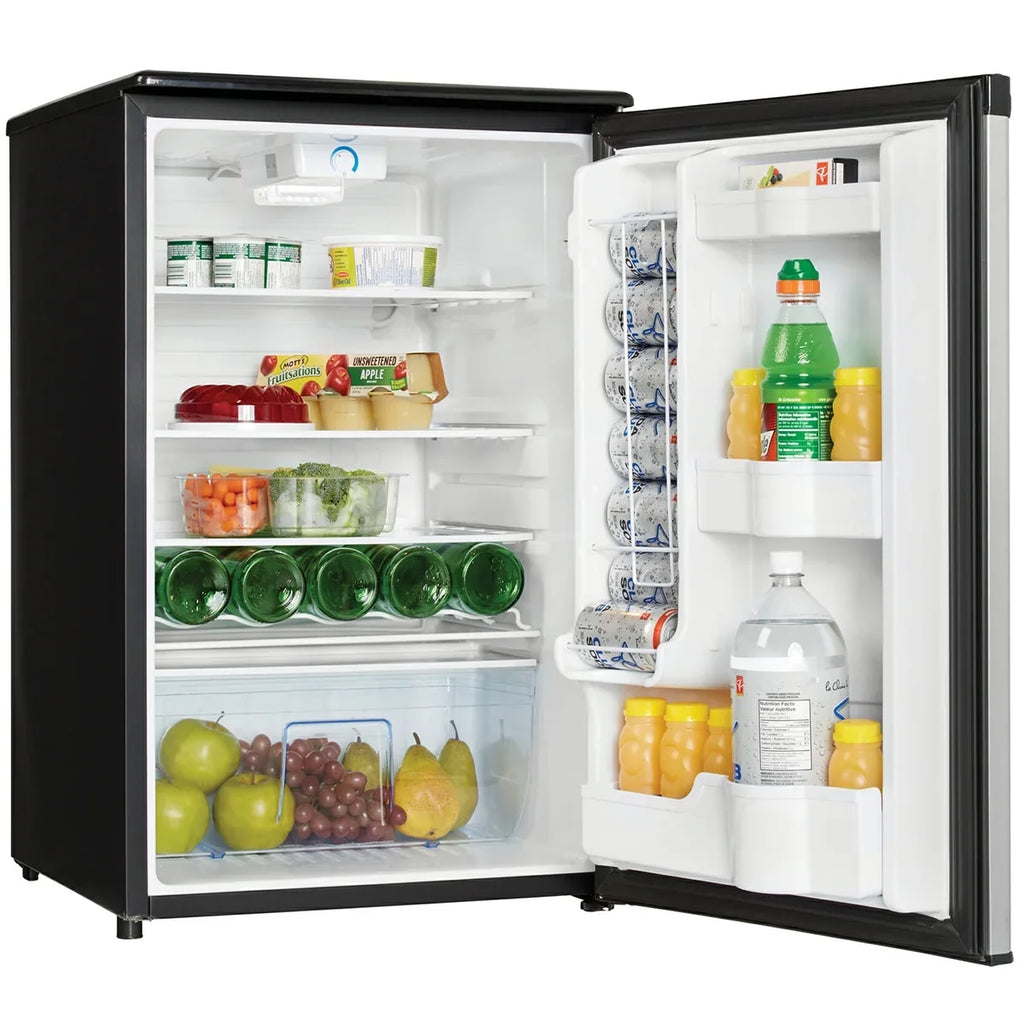 All Cf Danby Refrigerator Estar 4.4 Cantilever Shelves Auto DAR044A4BSLDD Defrost Glass