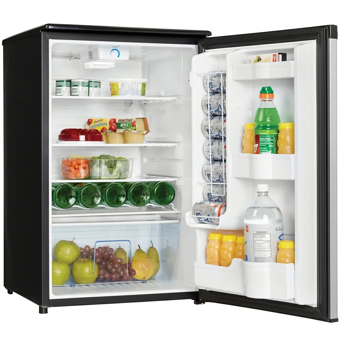 All Cf Danby Refrigerator Estar 4.4 Cantilever Shelves Auto DAR044A4BSLDD Defrost Glass