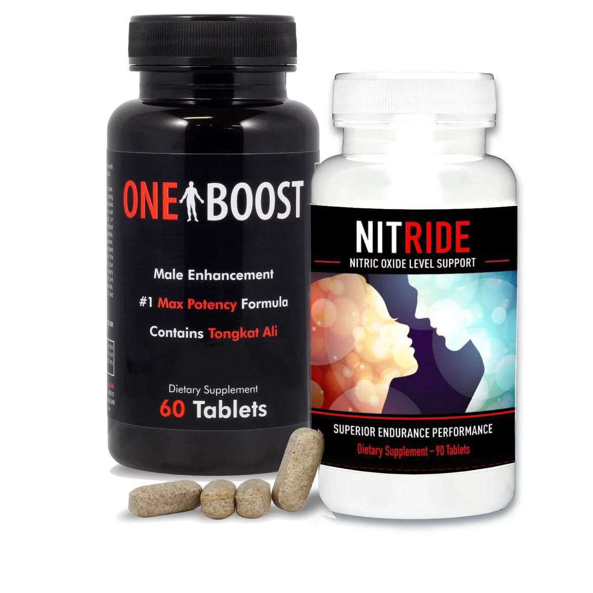 Power Booster Booster Pack - Oxide & Flow Bottles Nitride Testosterone One 2 Nitric Boost