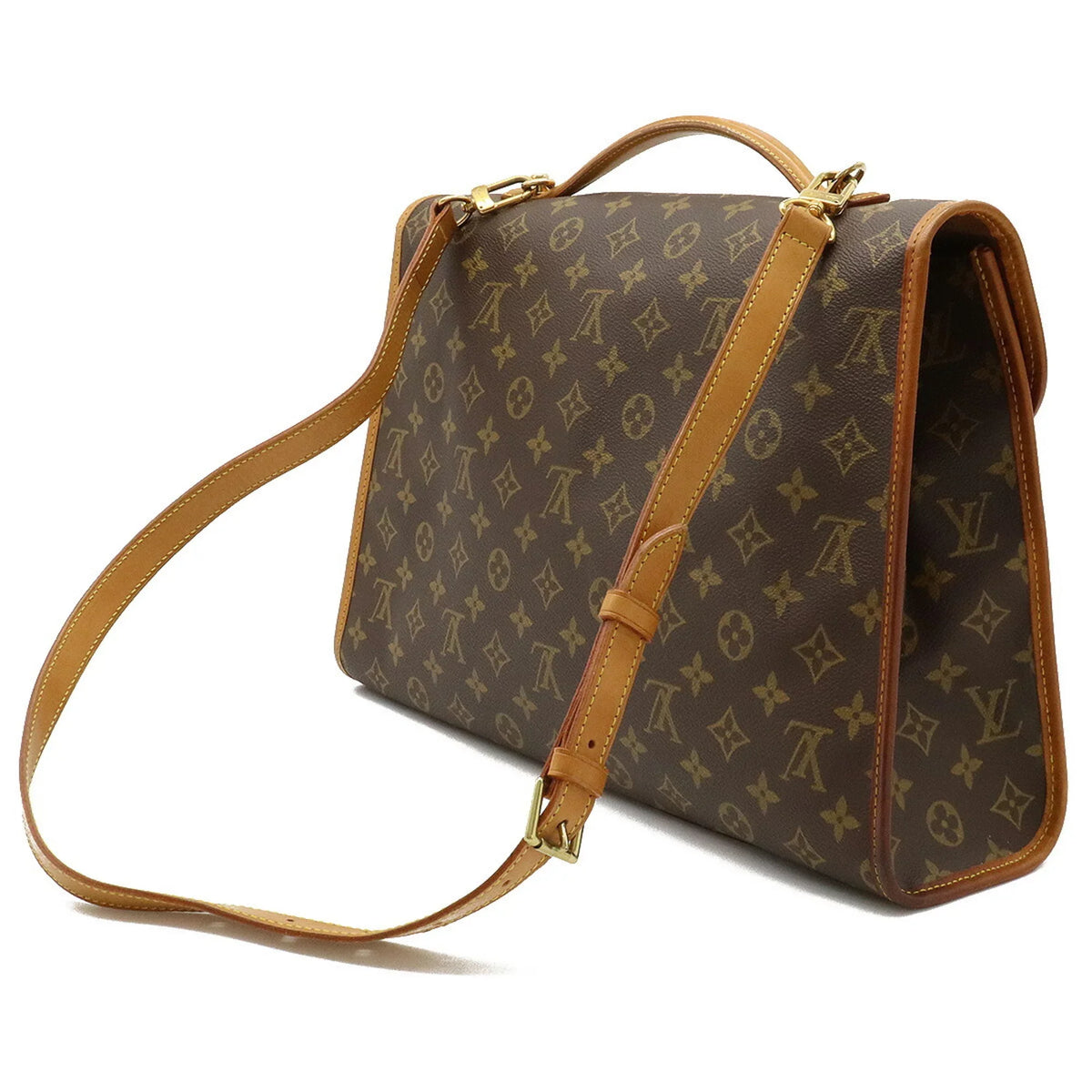 VUITTON Monogram 41 Authenticated Vuitton Shoulder Bag Louis Handbag M51121 LOUIS pre-owned Beverly