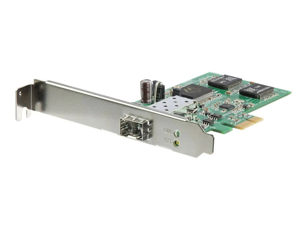 Network StarTech.com Ethernet Card Card w/ Express Fiber Network PCI Adapter SFP PCIe Open SFP Gigabit NIC -