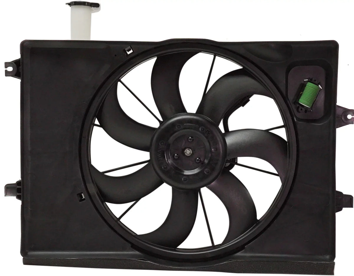 Assembly Compatible Cooling 2018-2021 Fan Hyundai with Kona Radiator