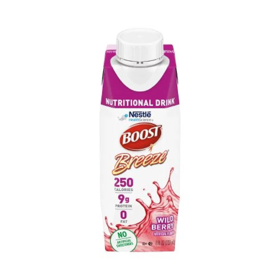 Boost Wild Nutritional ounce 8 Carton, Count 24 Breeze Berry, Drink