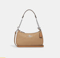 CA173 Sandy IN Shoulder Bag Multi Coach Silver In Beige Teri Colorblock