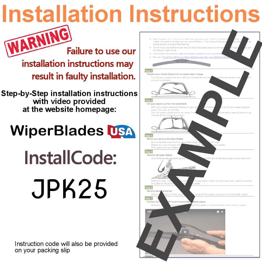 A4 (Set 2) allroad of Beam Audi 2018 Performance Wipers