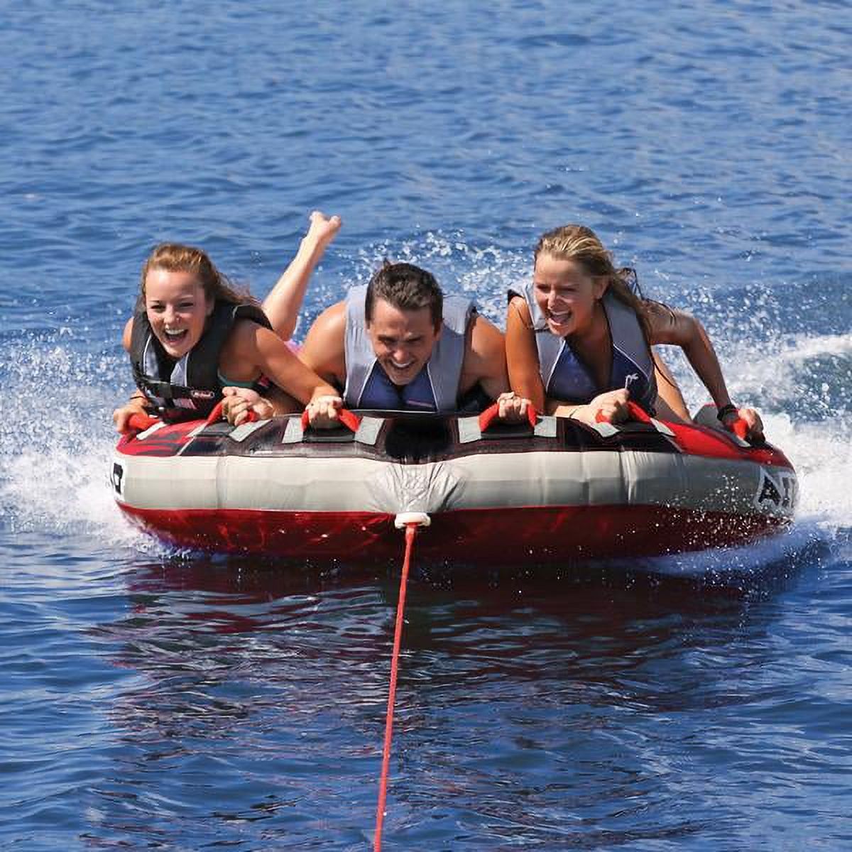 Rider 1-3 Tube Airhead Towable for 3, Boating G-Force