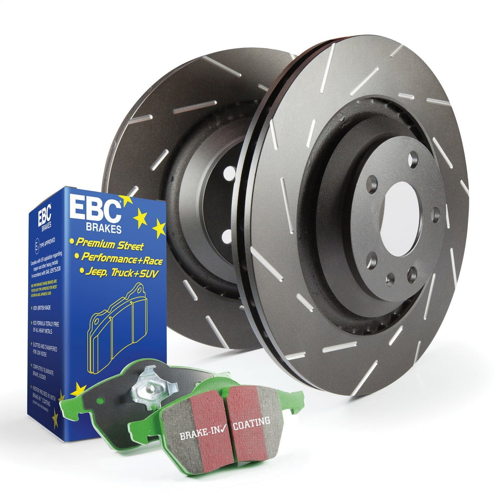 2000 Greenstuff Maxima USR S2 Kits S2KF1280 Brakes EBC Fits 09-18 Rotors and