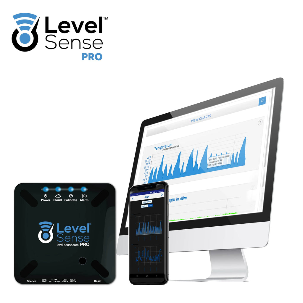 Humidity, Pump, Temperature, and PRO- Leak Sense Enabled Level Sump Wi-Fi Detector
