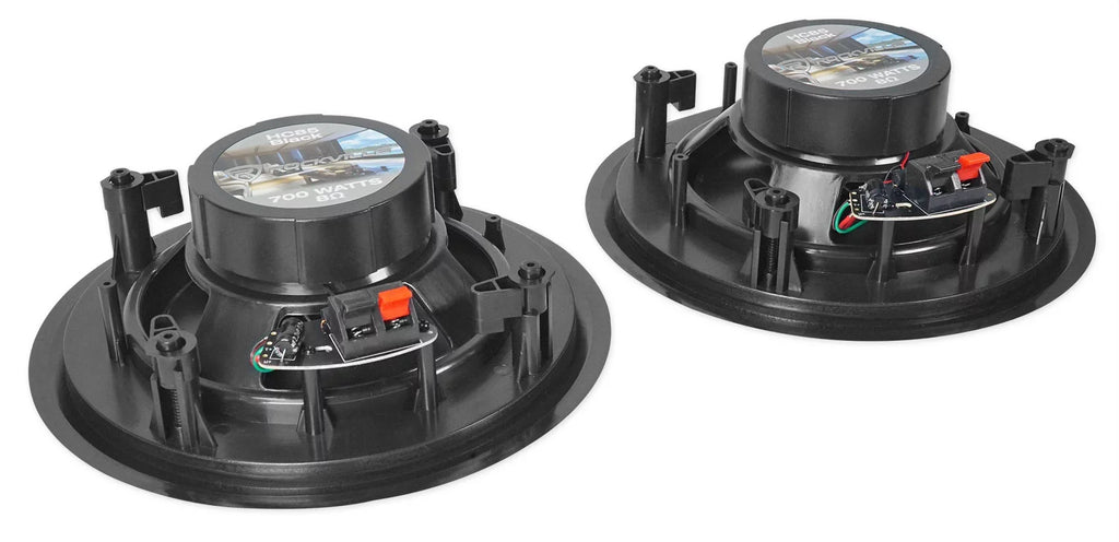Speakers Receiver+6) Rockville MATRIX Home Multi ROCK Wall Ceiling+2) Black Room