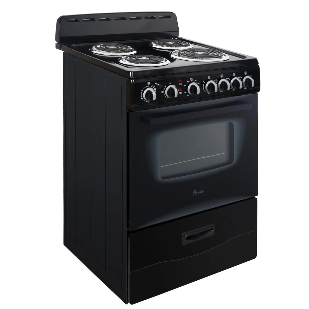 Avanti Inch Range Electric - Freestanding White ERU240P0W 24