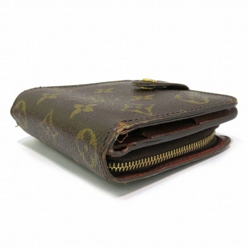Men's Zip Bifold Vuitton Wallet Women's Louis Pre-Owned M61667 Monogram (Fair) Compact