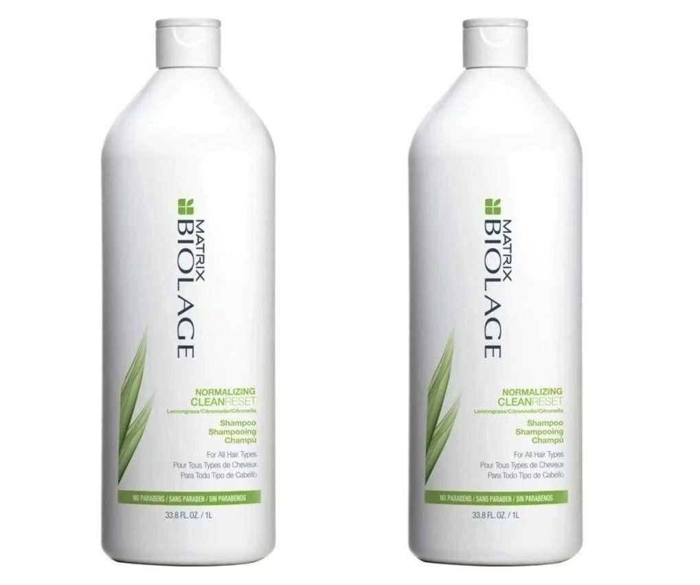 Reset Matrix Normalizing (Pack Biolage 2) Clean of 33.8oz Shampoo,