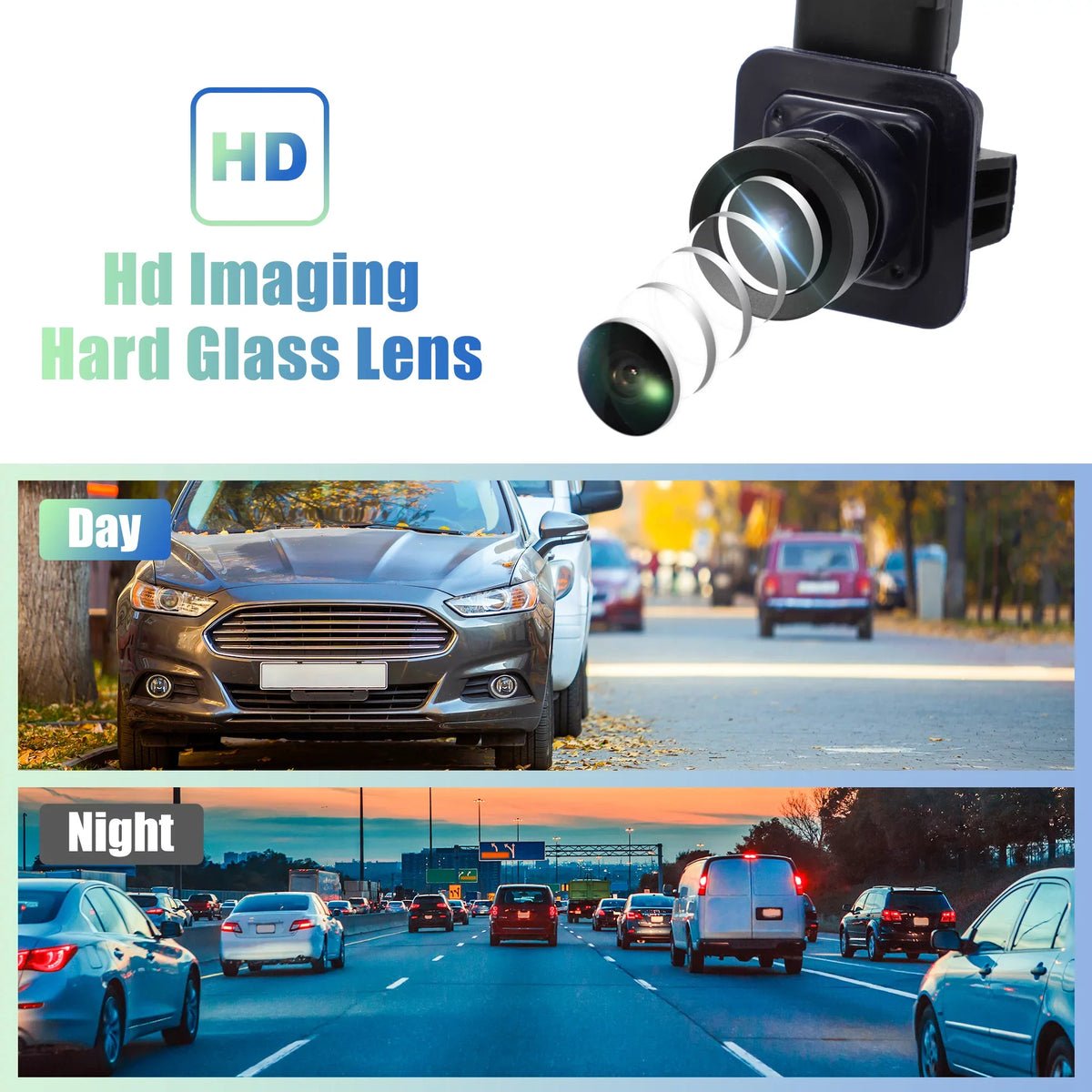 Backup Ford Replace ET4Z-19G490-A Reverse Camera Up Camera Car Rear Parking Back 2013-2014 Waterproof View Edge for