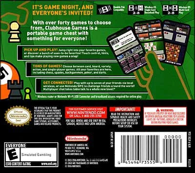 Games NDS Clubhouse