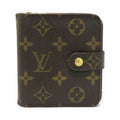 Men's Zip Bifold Vuitton Wallet Women's Louis Pre-Owned M61667 Monogram (Fair) Compact