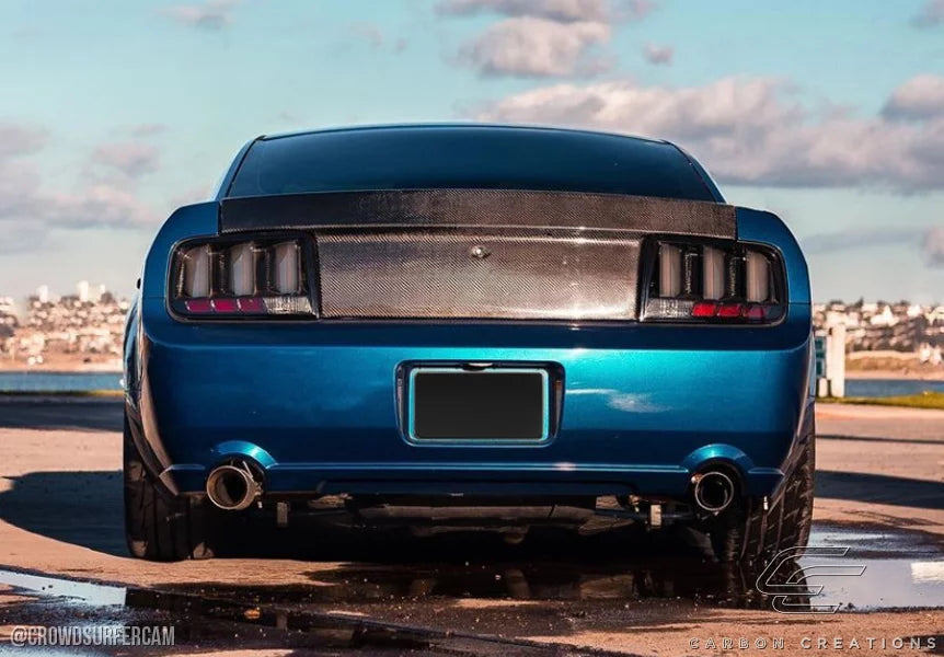 2005-2009 Ford Piece Creations Trunk Carbon Look - Mustang 1 OEM
