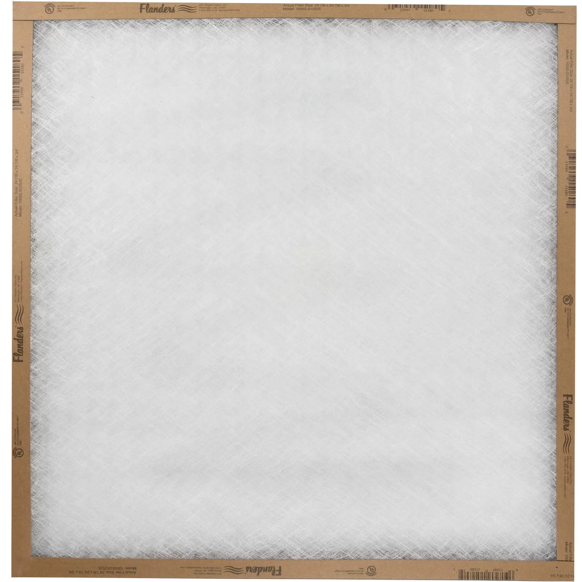 Flow x Panel 25" EZ II Furnace Air 1" (1 Flat AAF Filter x Flanders Filter), 25"