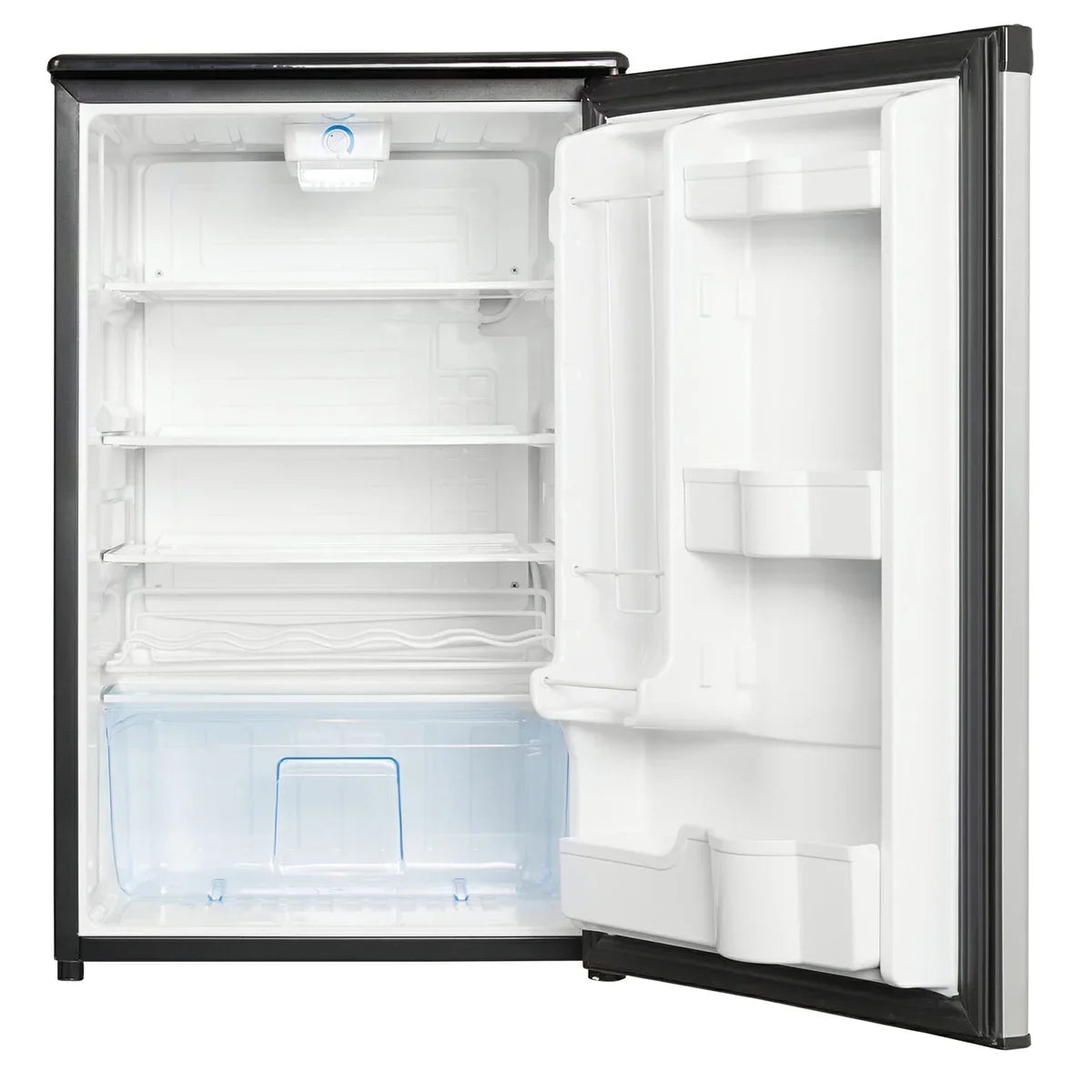 All Cf Danby Refrigerator Estar 4.4 Cantilever Shelves Auto DAR044A4BSLDD Defrost Glass