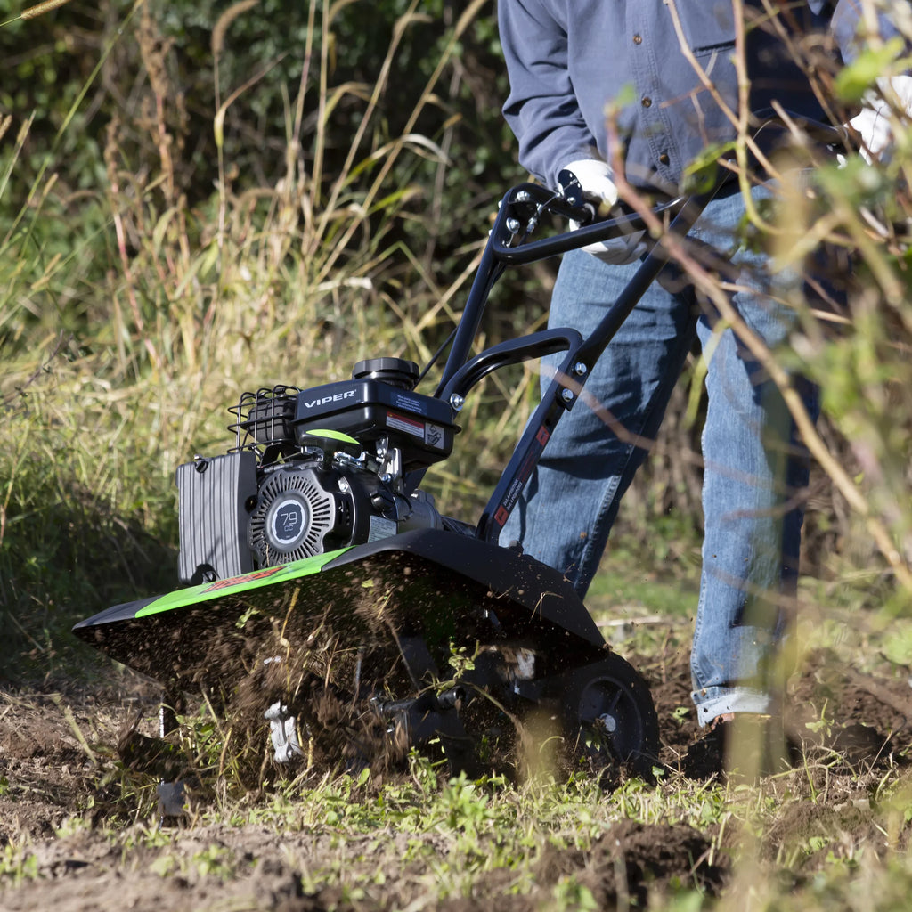4-Cycle TAZZ Tiller/Cultivator with Engine, Viper 79cc 2-in-1 35310