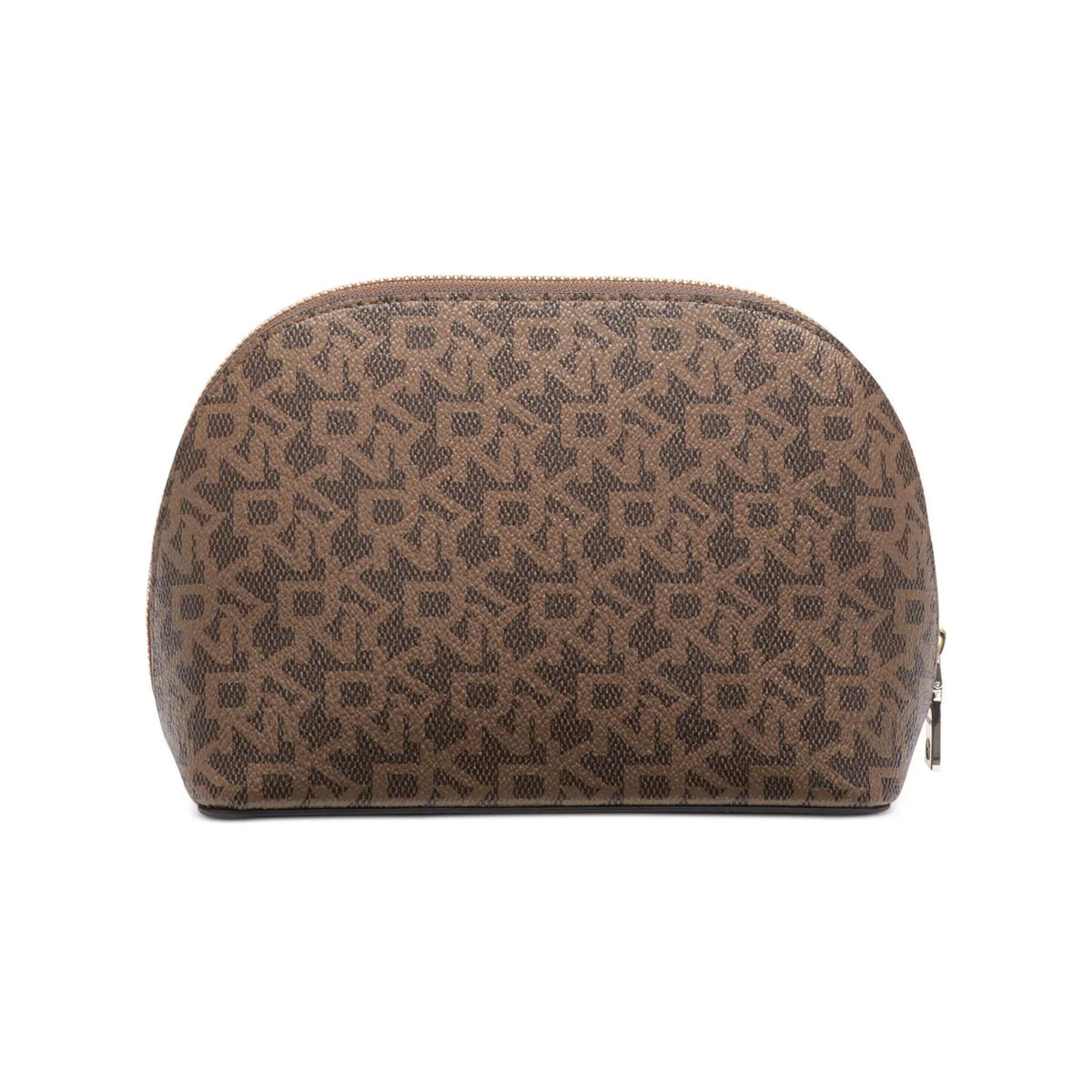 Cosmetic Whitney – Brown/Red Logo Pouch DKNY