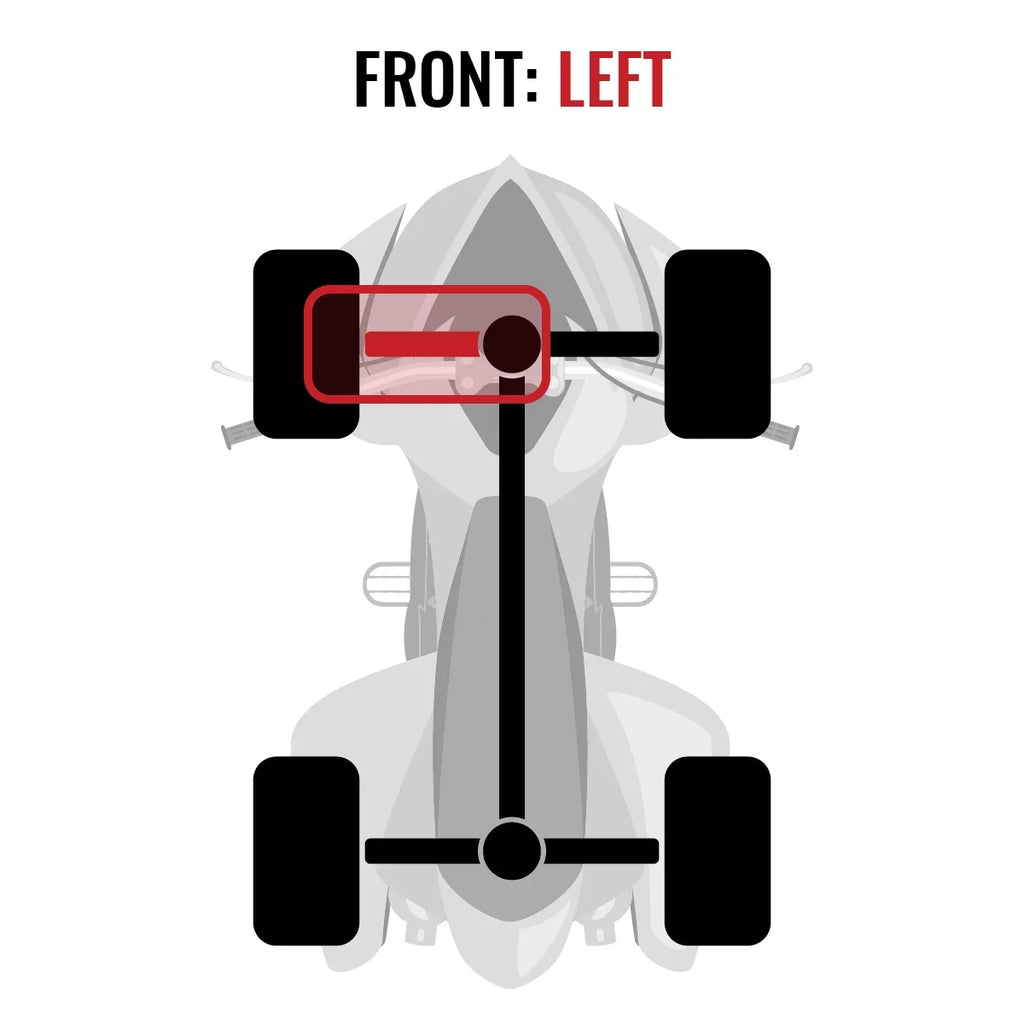 Front 4X4 with - Can-Am 1000 DPS Left Axle compatible Sixity XDS Maverick XT 2015