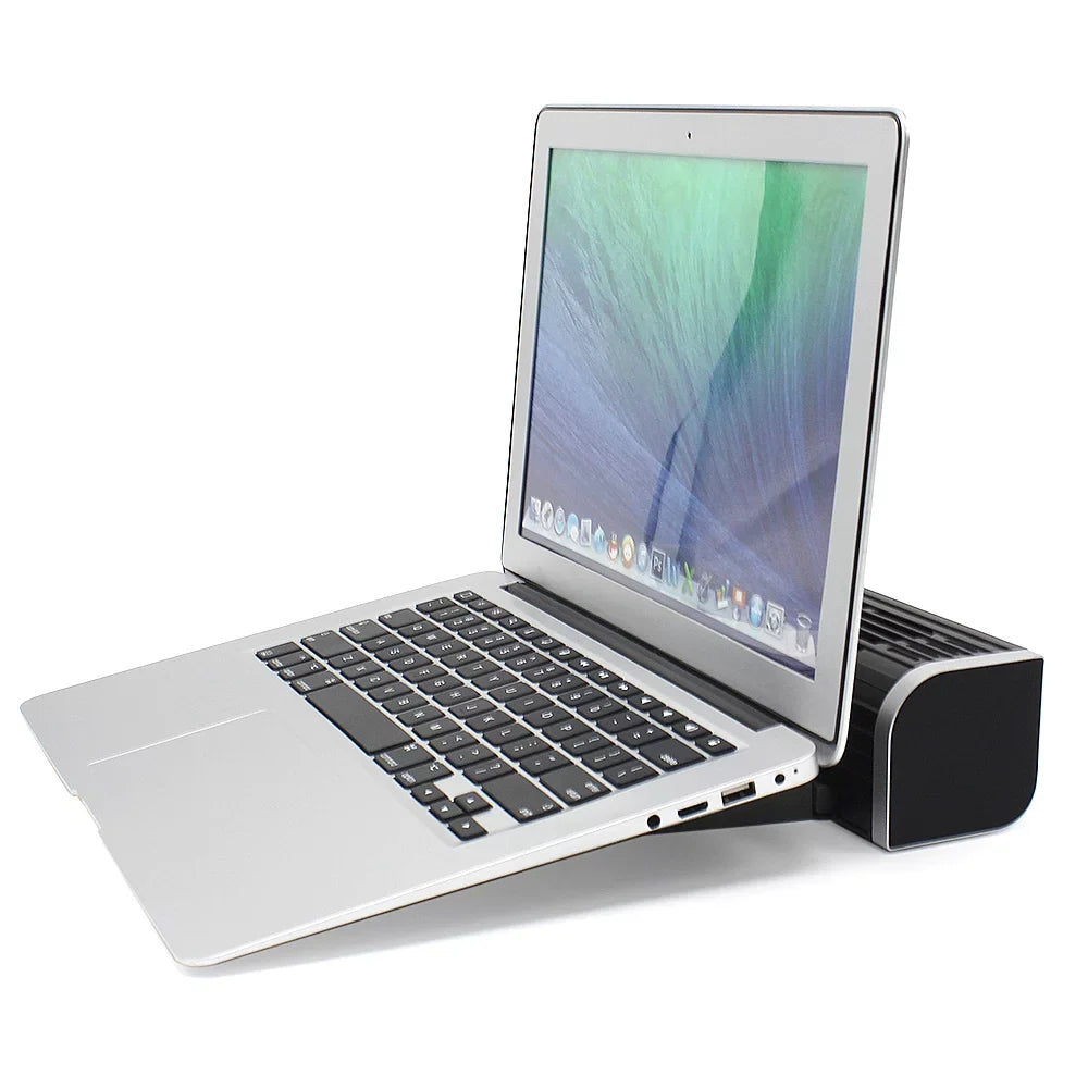 Pad Fan notebook Cooling Fan CF-1691 USB Horizontal Stand Bracket,Black, Design Olmaster