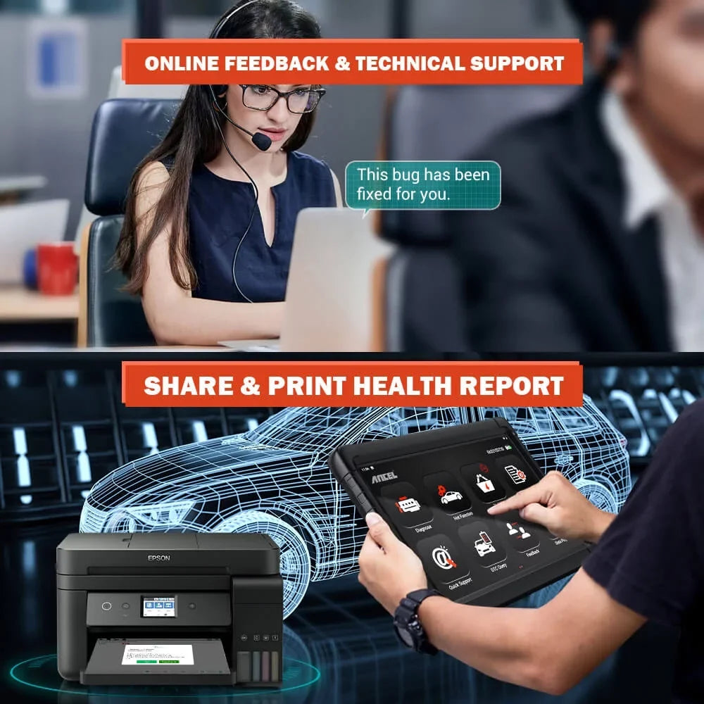 Live Diagnostic Car Services OBD All OBD2 ANCEL Diagnostic Code Scanner VIN X6 Automotive Scan Automotive Auto Reader Scan 10 Tablet System Reset Data Scanner Bi-direactional EOBD Tool Bluetooth Car