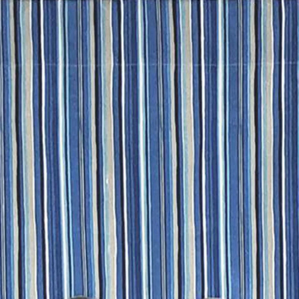 Valance Beach Window Home Stripe 17" Blue Regal Design 50" Modern Style x Classic RLF