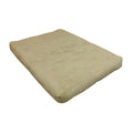 8" #613 Wool Futon Wrap Microfiber Chocolate Mattress-Color:Chocolate Full Microfiber,Material:Cotton,Quantity:1