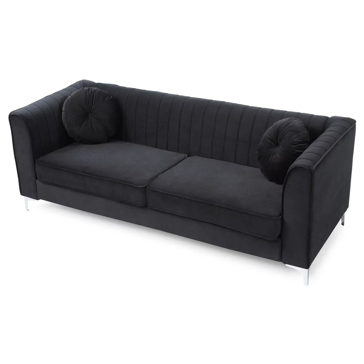 Homestock Sofa Boxes ( Black G793A-S , 2 ) Style Southwestern