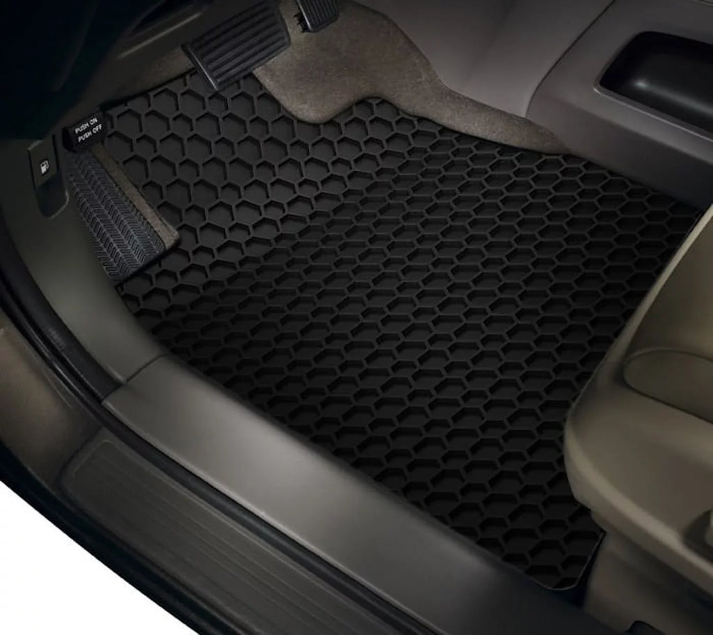 USA) 2015 & Heavy Compatible All Black - Duty ToughPRO in 2nd - - (Sedan) 1st C400 Mats with Rubber (Made Row MERCEDES-BENZ Weather -