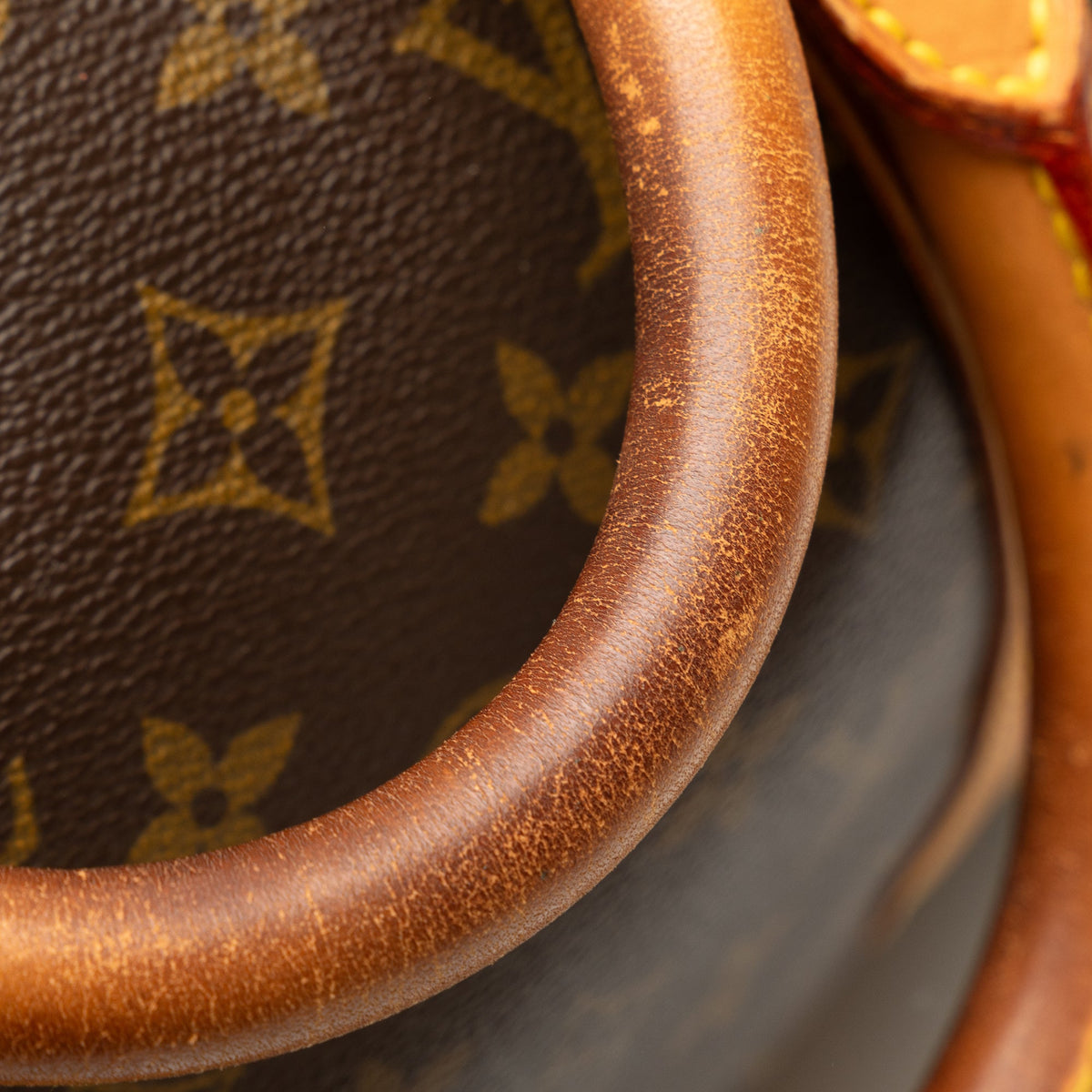 Bag 50 Travel Canvas Unisex Brown (Good) Vuitton Authenticated Monogram Keepall Pre-Owned WeekenderBag Louis