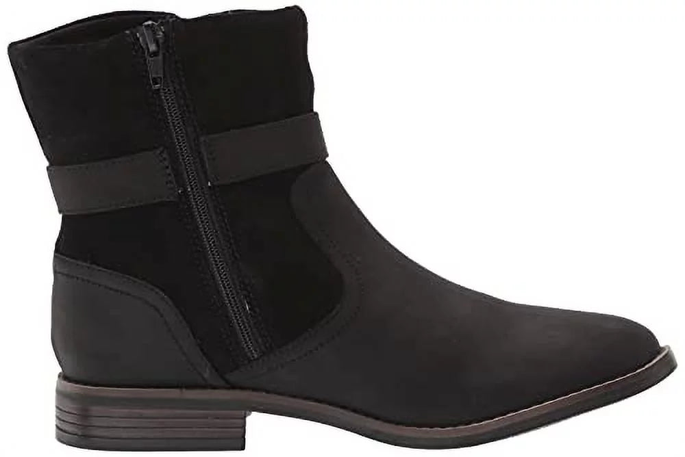 Clarks Camzin Black, Women's Strap 5 Fashion Boot,