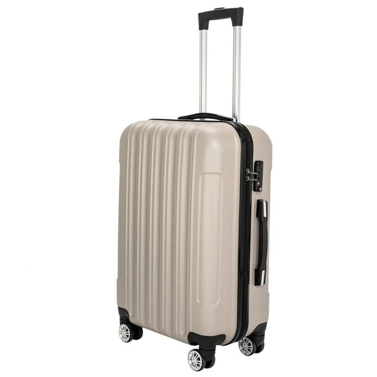 Wheels(20/24/28), Capri Champagne Set Piece with 3 Spinner Luggage