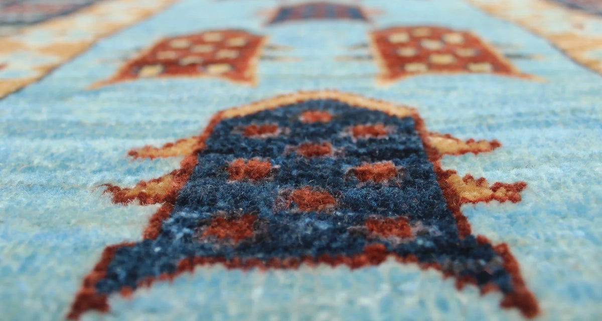 Rug, 12'3" Blue/Ivory Aria 9'0" x Haseena
