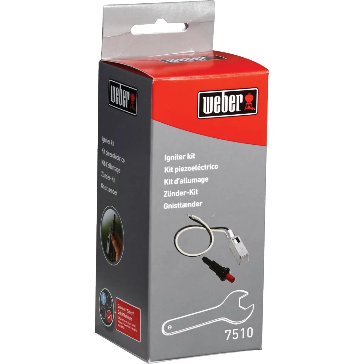 PK, Igniter Genesis Gas 1 Replacement Kit Grill Weber