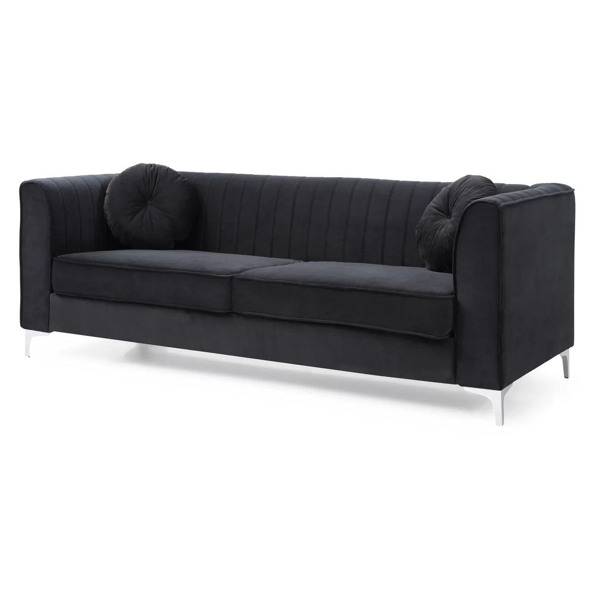 Homestock Sofa Boxes ( Black G793A-S , 2 ) Style Southwestern