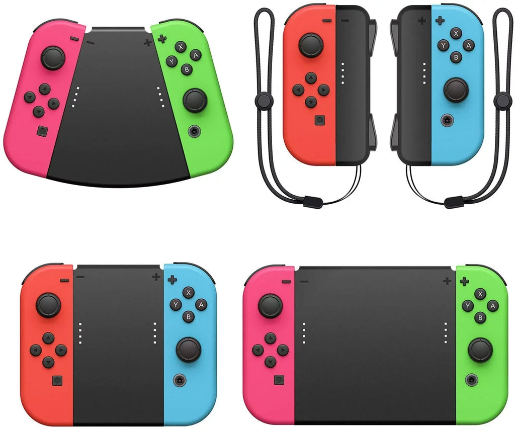 for Switch Joy-Con, Strap Game for Switch Gamepad with Handle Nintendo 5-in-1 Grip Wrist Connector Handle NS