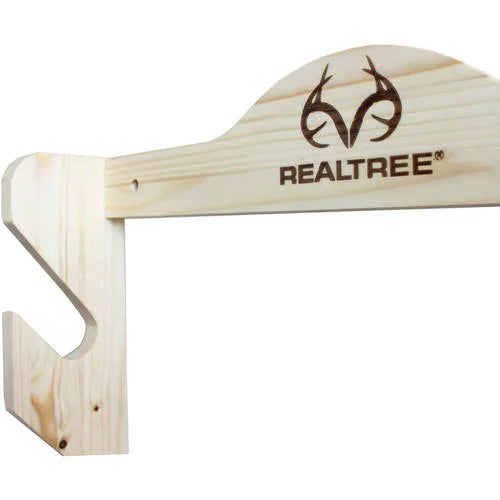 Hidden 4 Rack Pine Gun Durable Rush Creations Realtree - Creek Hardware Wall with Handcrafted Solid -
