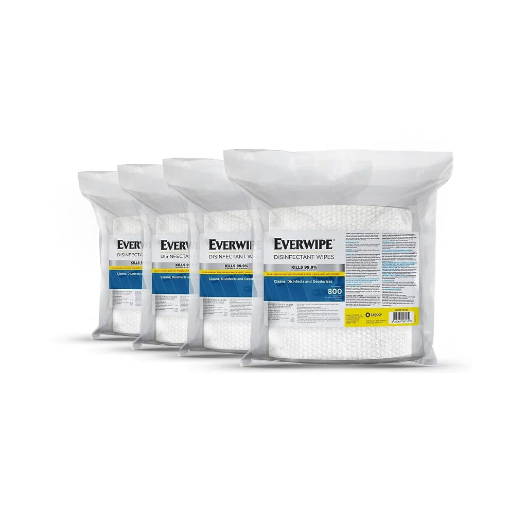 Wipes/Container Everwipe Wipes 4/Carton plus Scent Refill Lemon (10100) 800 Disinfecting