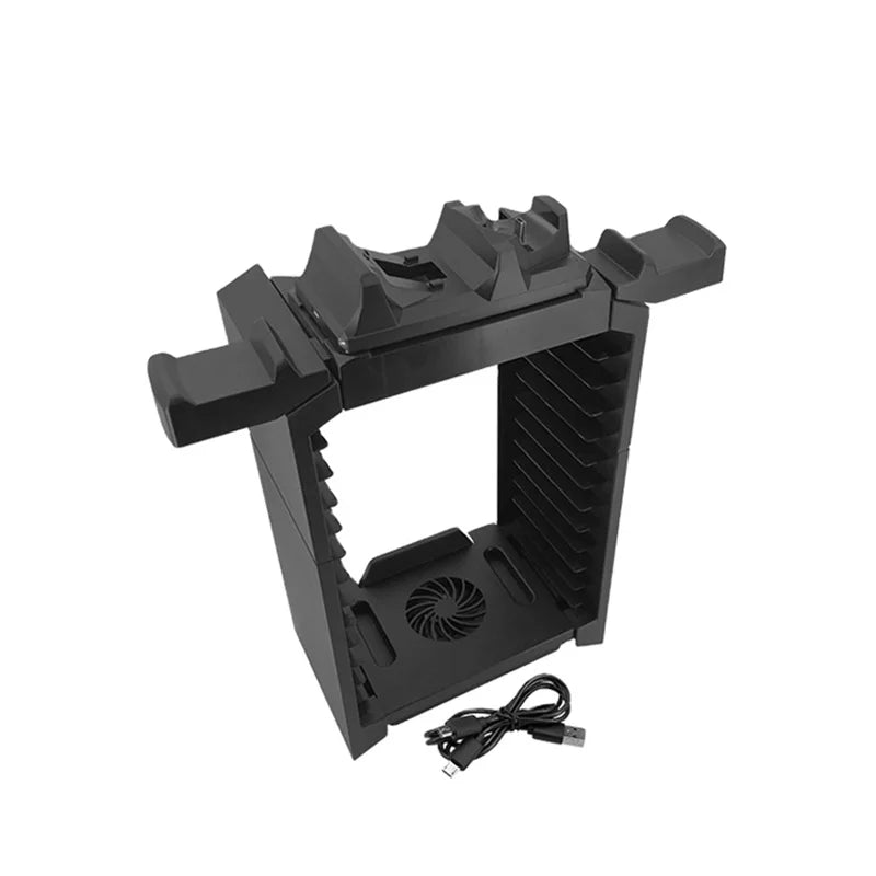 PS4 Controller Cooling Organizer Stand Vertical for Charger Fan