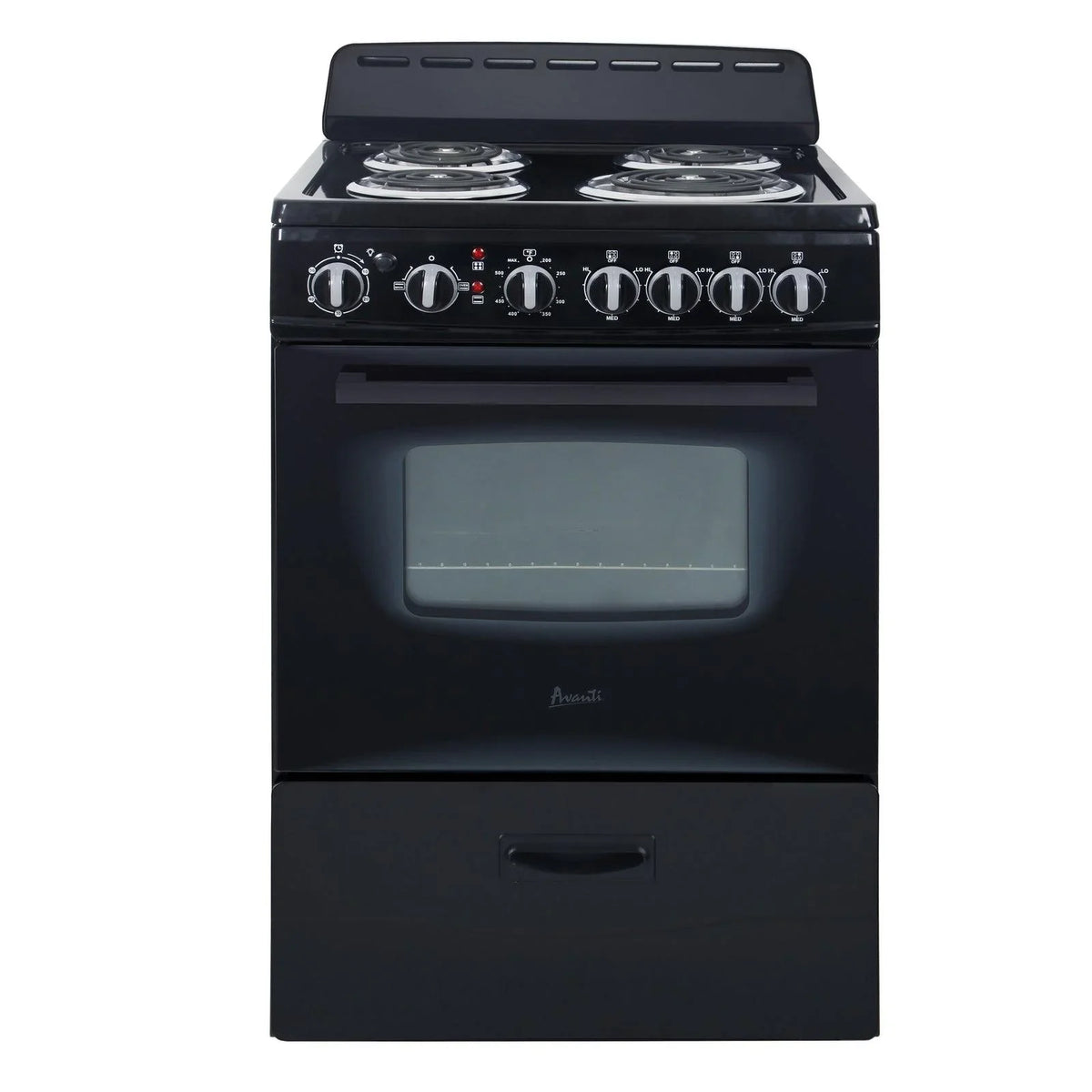 Avanti Inch Range Electric - Freestanding White ERU240P0W 24