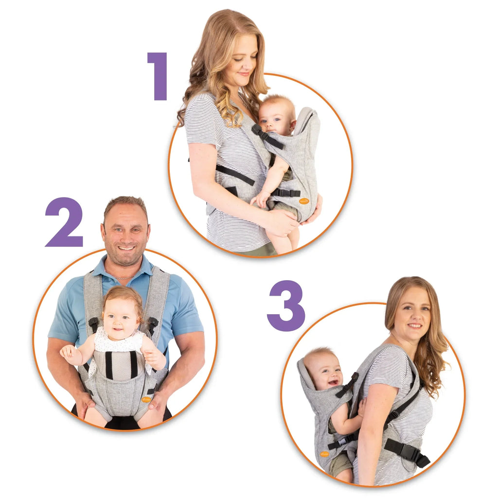 Oxford Adjustable Dreambaby Baby Position Carrier 3-in-1