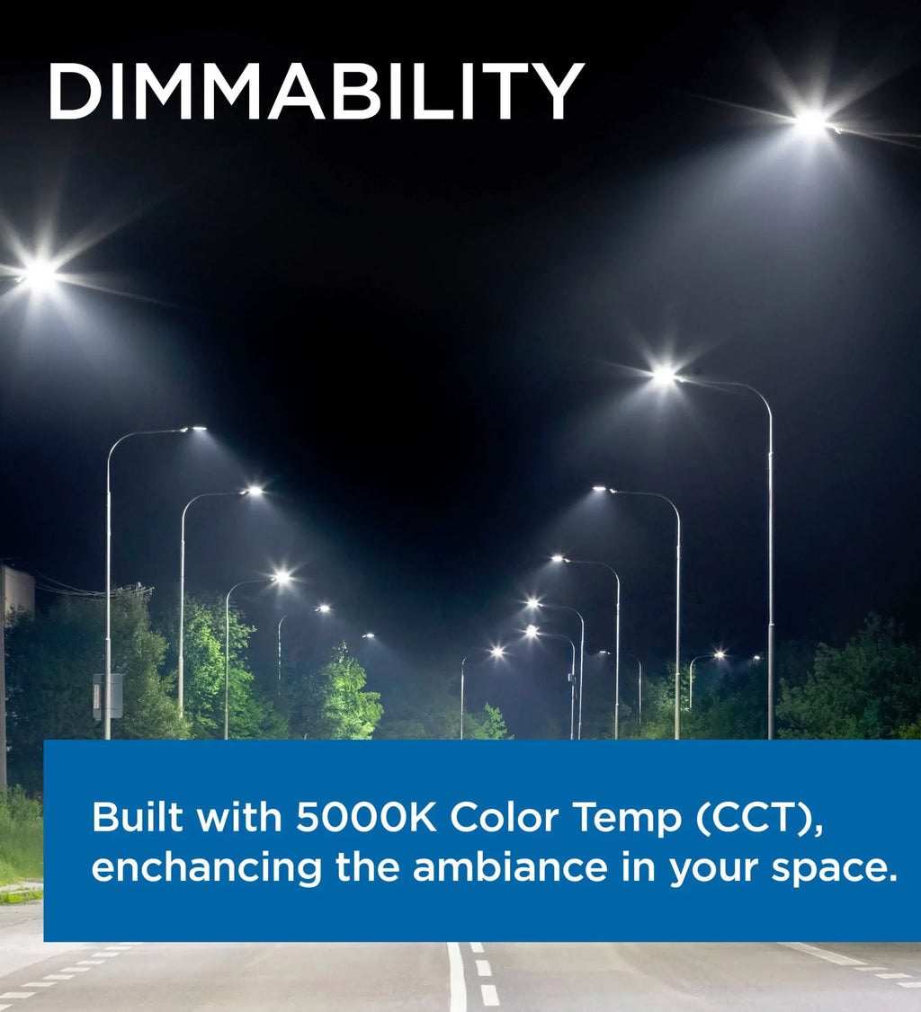 Roadway LED Light Lumens / 13,800 / 100W 5000K Viribright