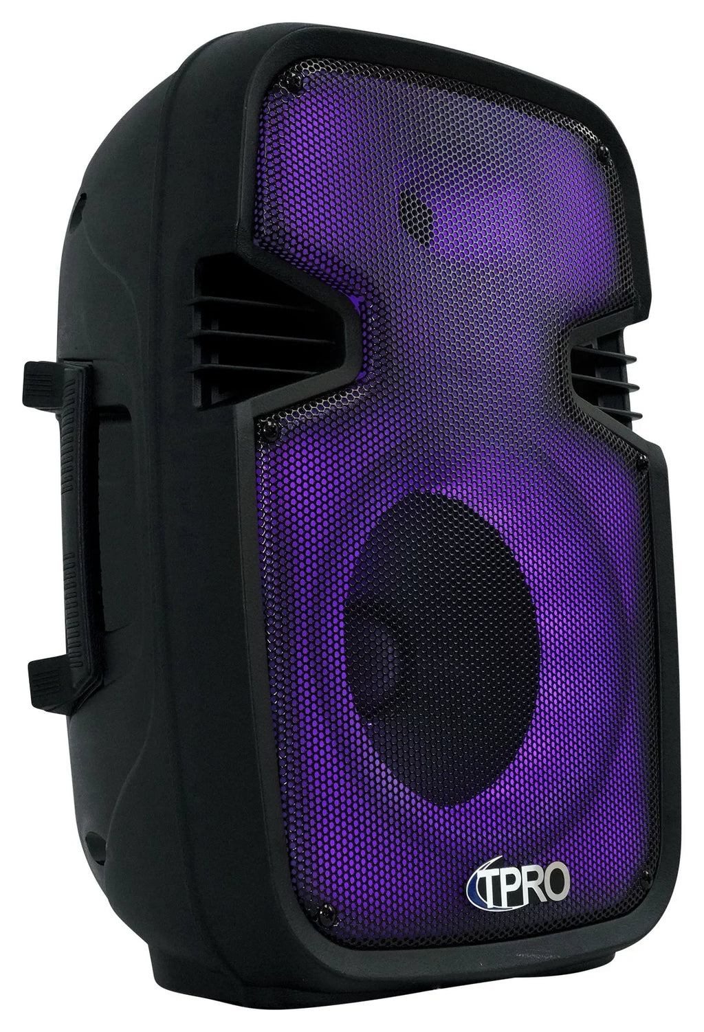 (2) Link Technical 8" Bluetooth Portable Pro LED Party Speakers+Wireless PLIT8