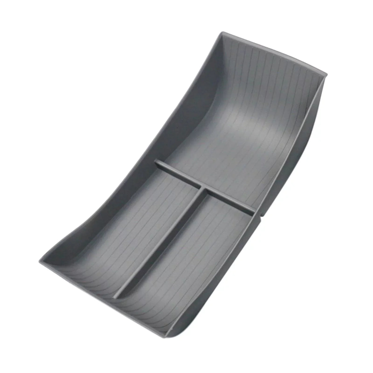 Lower Console Tray Installation Replace Vehicle Box Organizer Armrest , Center TPE Gray Seal Easy Storage for