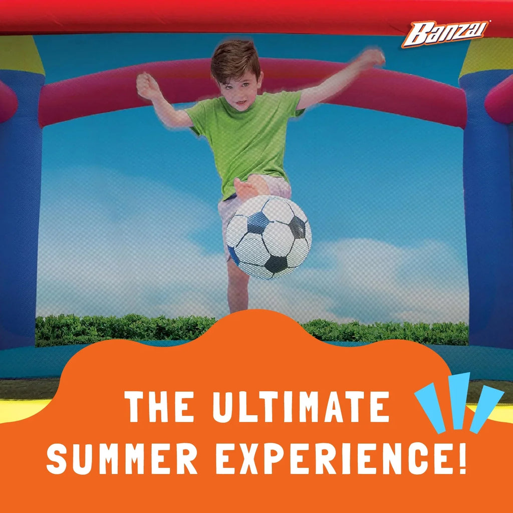 Set Slides 2 with Fun Blower N’ and House Slide Complete Bounce Banzai Air